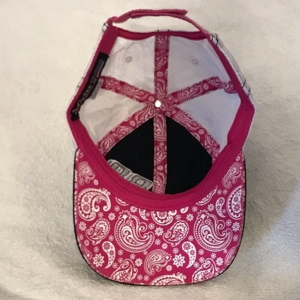 Chase Authentics NASCAR 88 Dale Jr Adjustable Women's Black Pink Cap